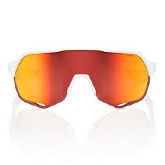 Oculos 100 S2 Branco Lentes Hiper Red 1